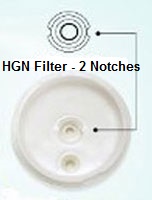 Kangen HG-N cleaning filter diagram